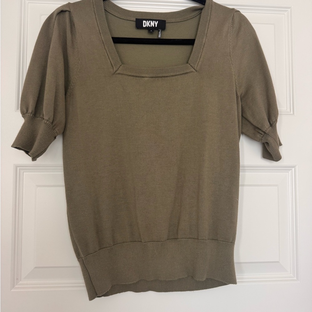 DKNY Khaki Women's Crew Neck Sweater